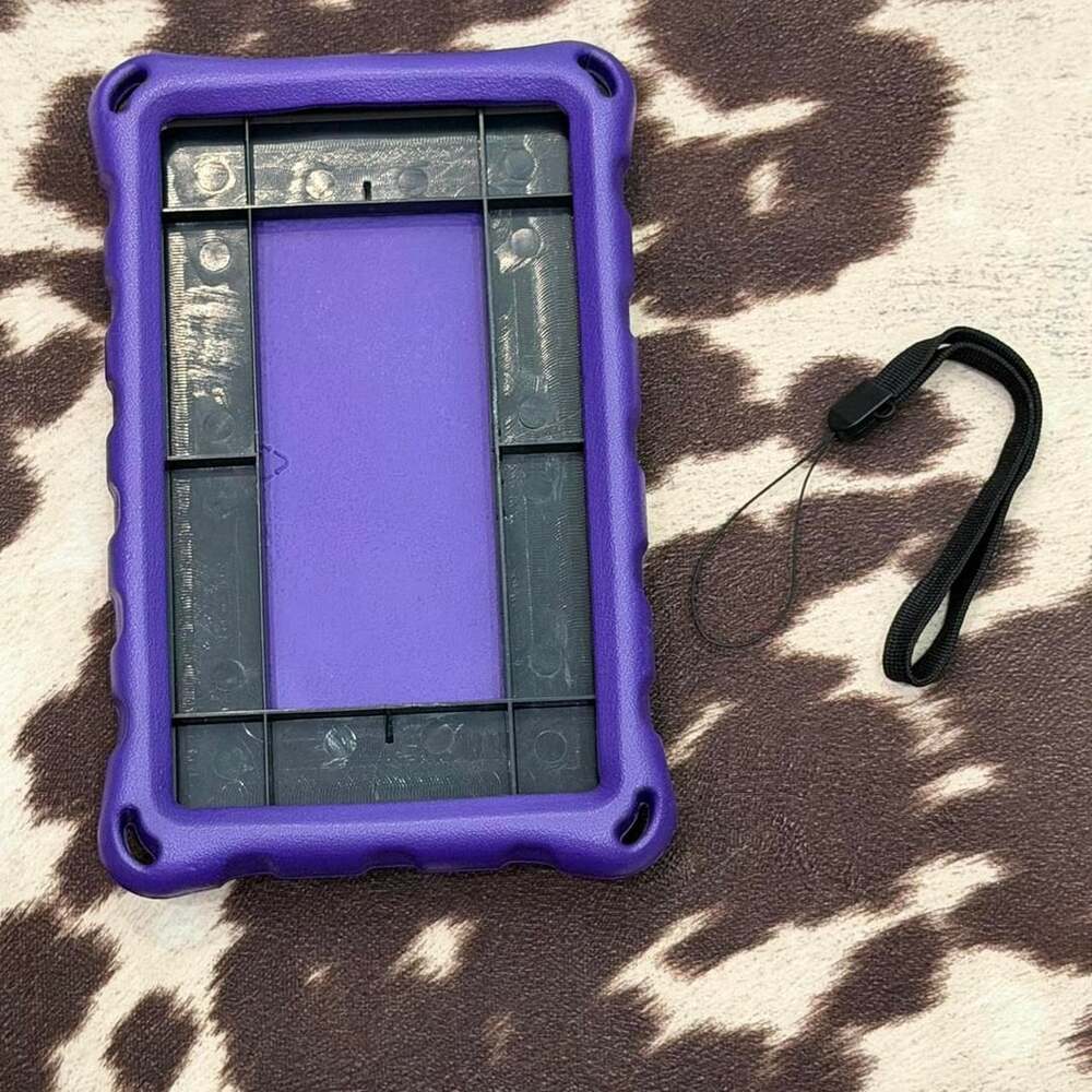 DiHines 7-inch Tablet Case for Amazon Fire 7 12th Gen Purple